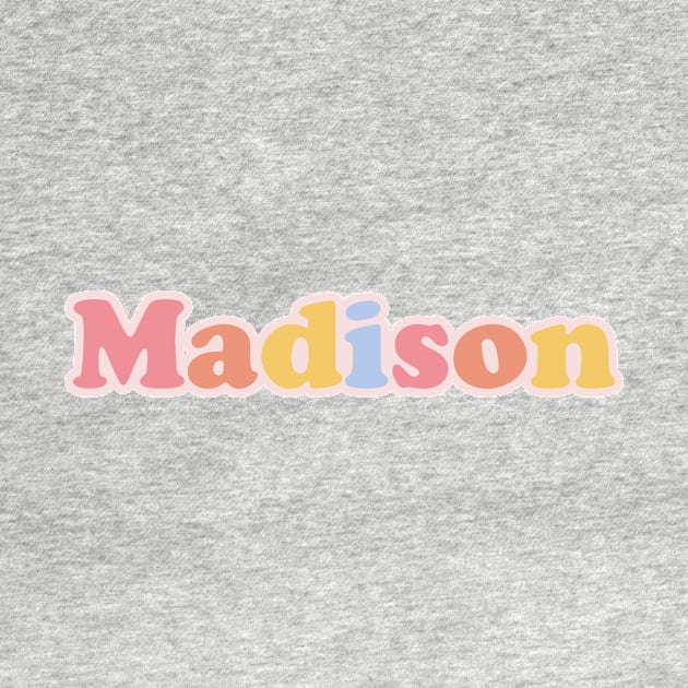 Madison Pastel Letters by sydneyurban